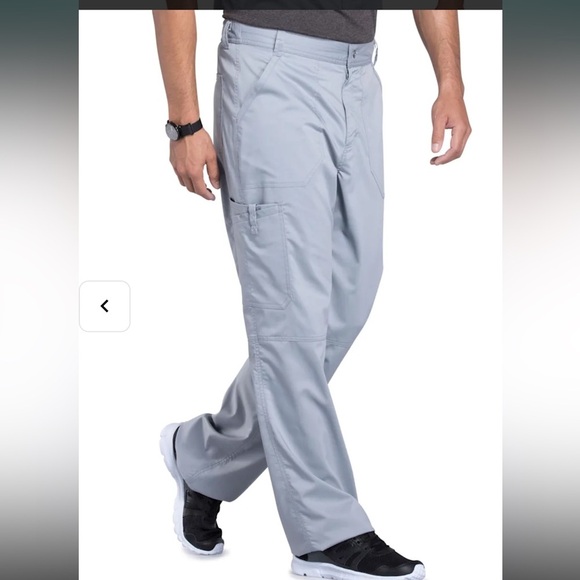 Cherokee Men’s Drawstring Cargo  Pants Caribbean Blue - Picture 3 of 11